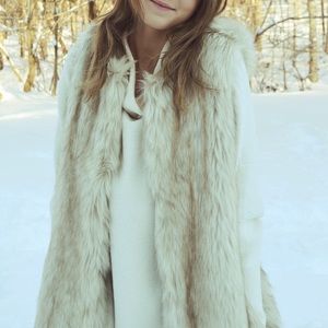 Zara Trafaluc Faux Fur Vest
